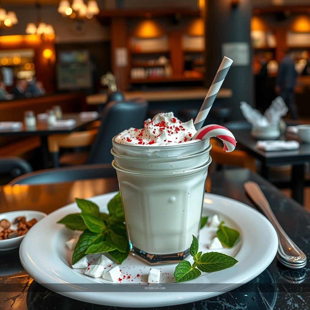 Texture - peppermint milkshake recipe
