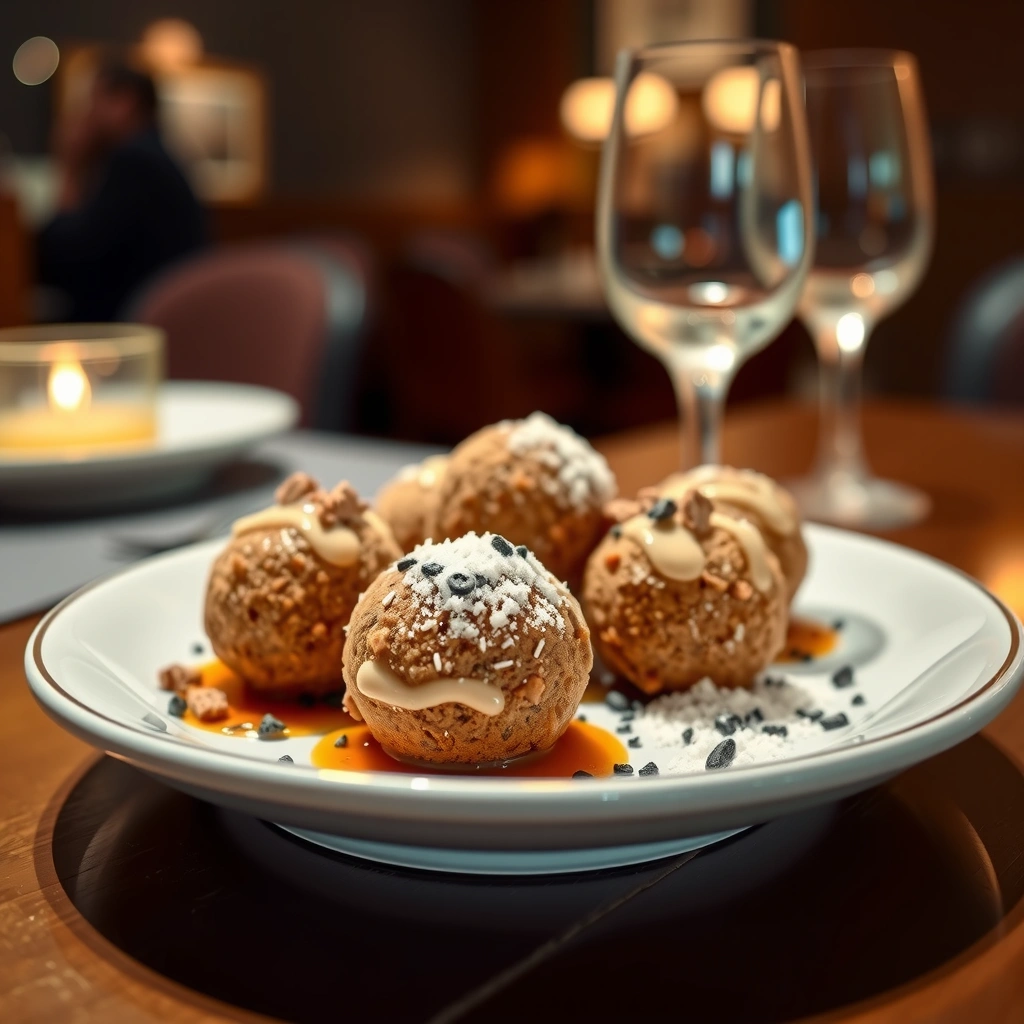 Texture - recipe for rum balls
