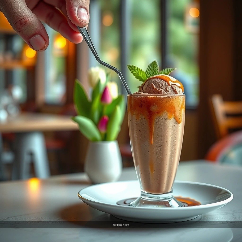 Texture - chocolate milkshake recipe with chocolate ice cream