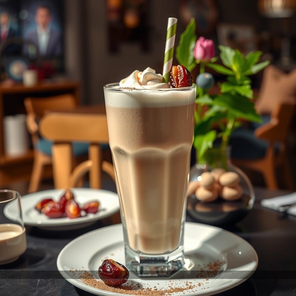 Texture - dates milkshake recipe