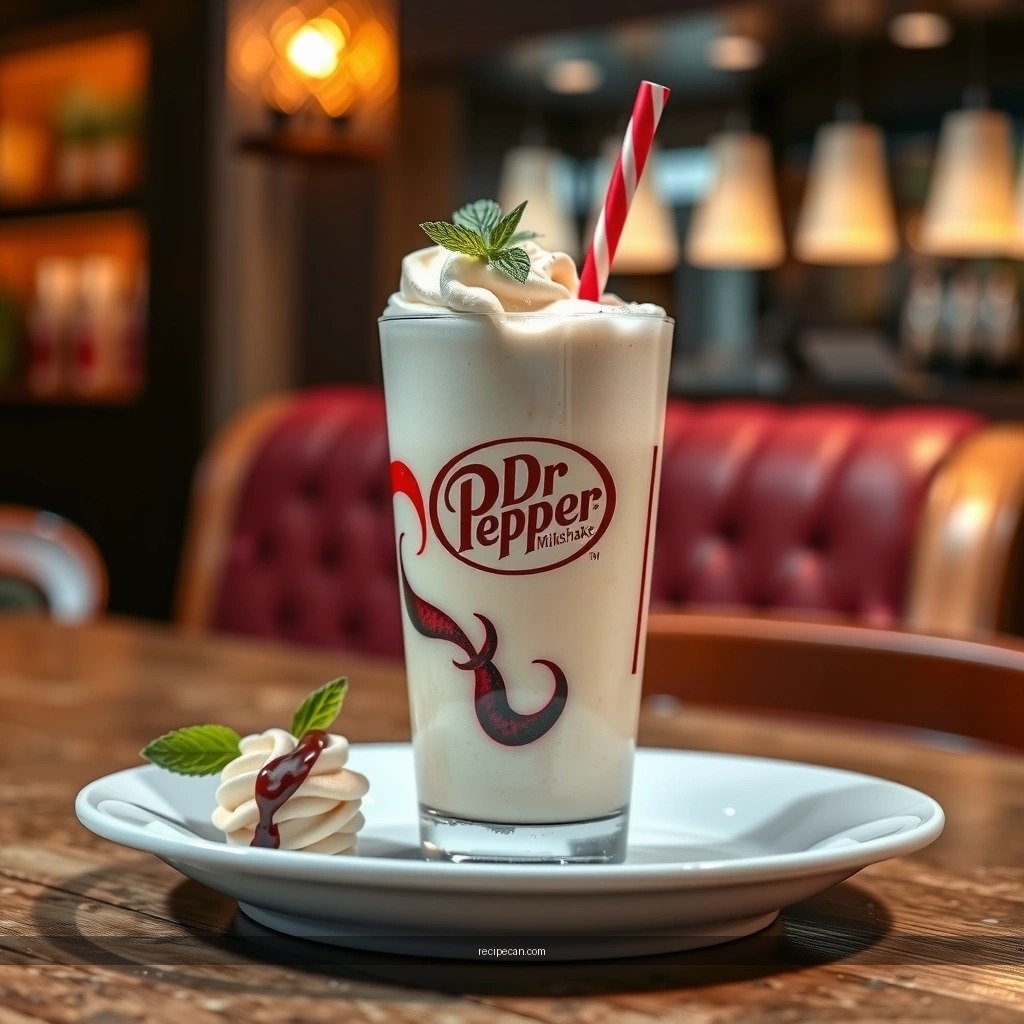Texture - dr pepper milkshake recipe