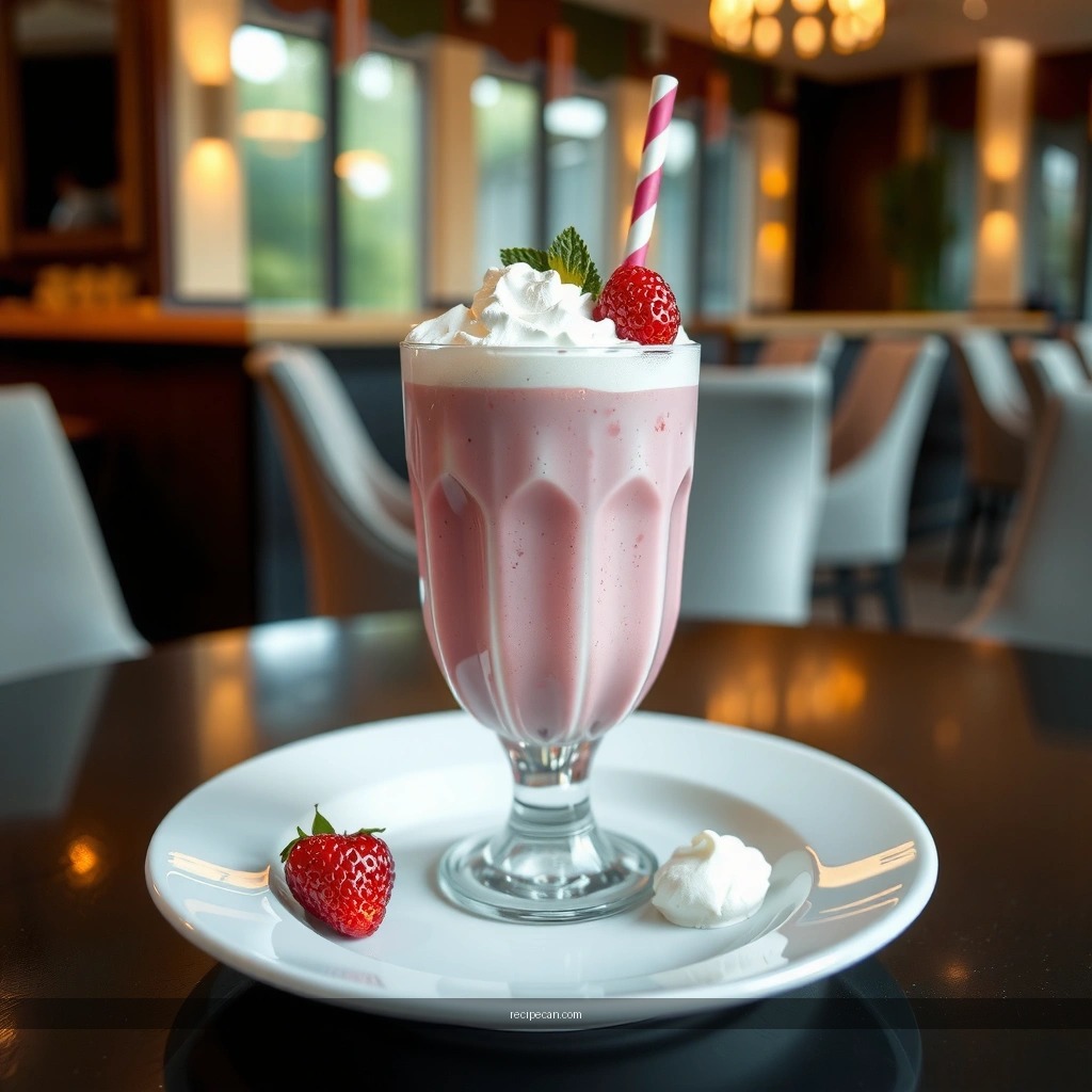 Texture and Flavor - berry milkshake recipe