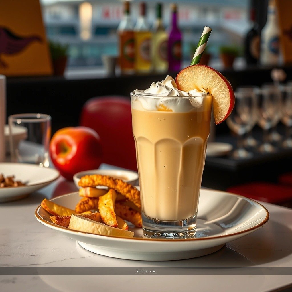 Texture and Thickness - apple milkshake recipe
