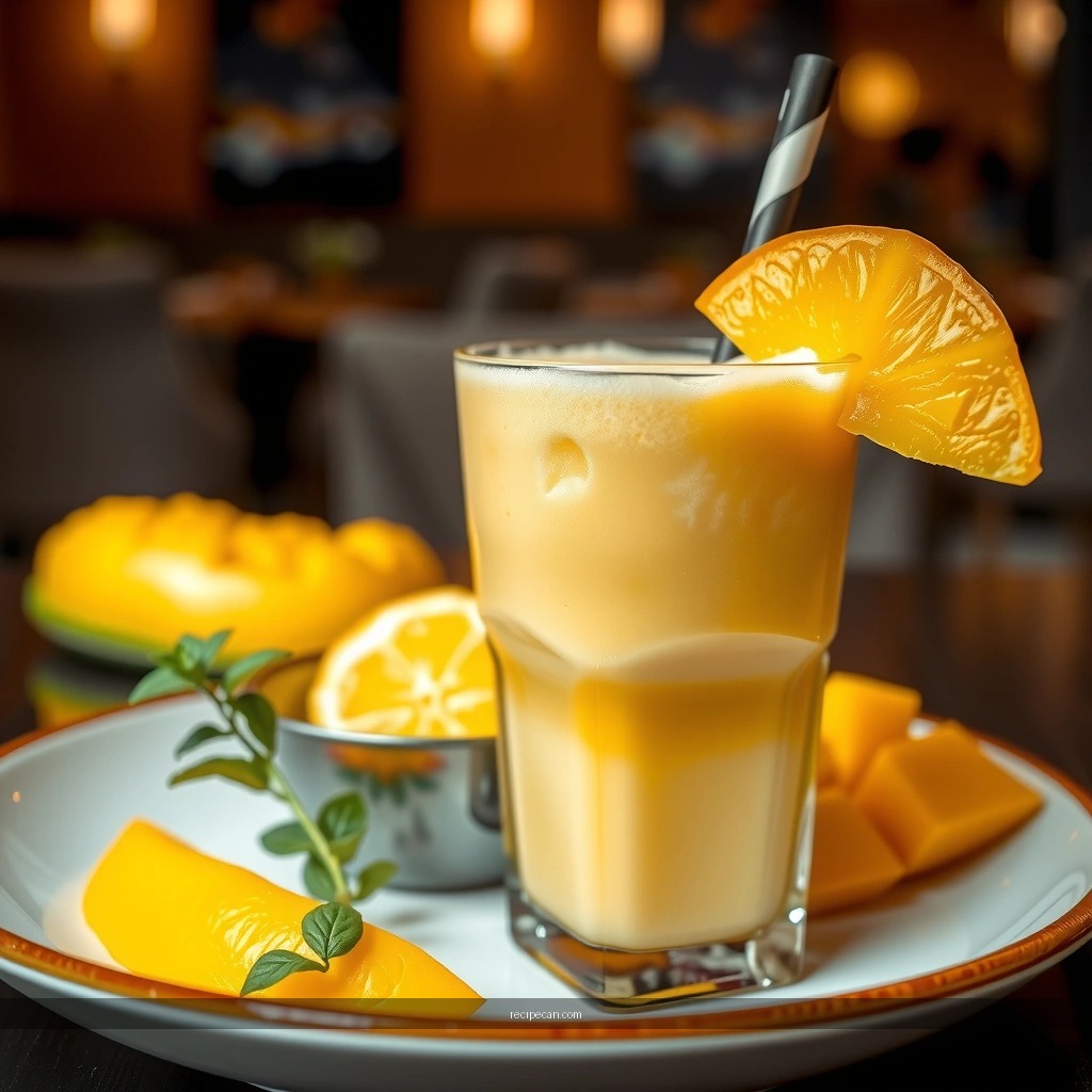 Thick and Creamy - recipe mango milkshake