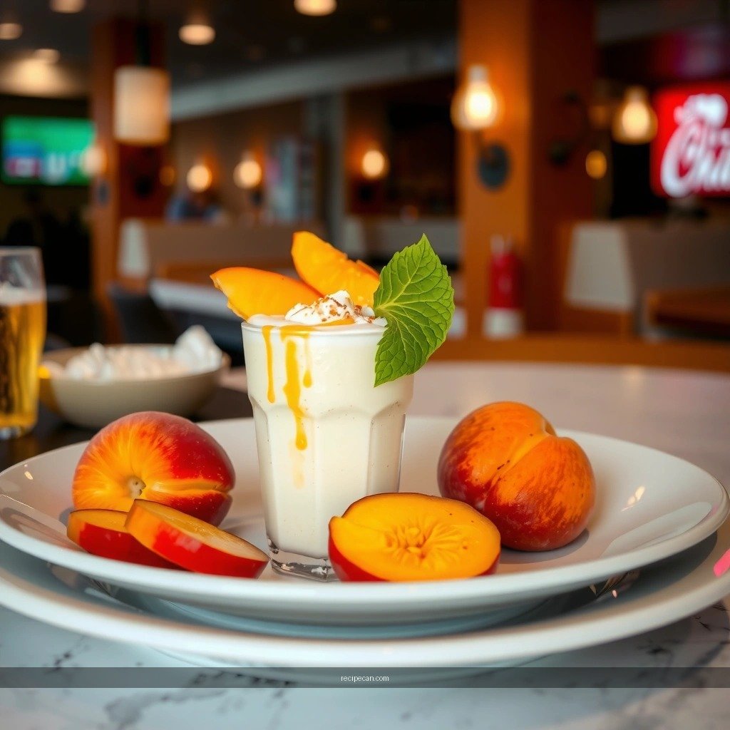 Thick Texture - recipe for chick fil a peach milkshake
