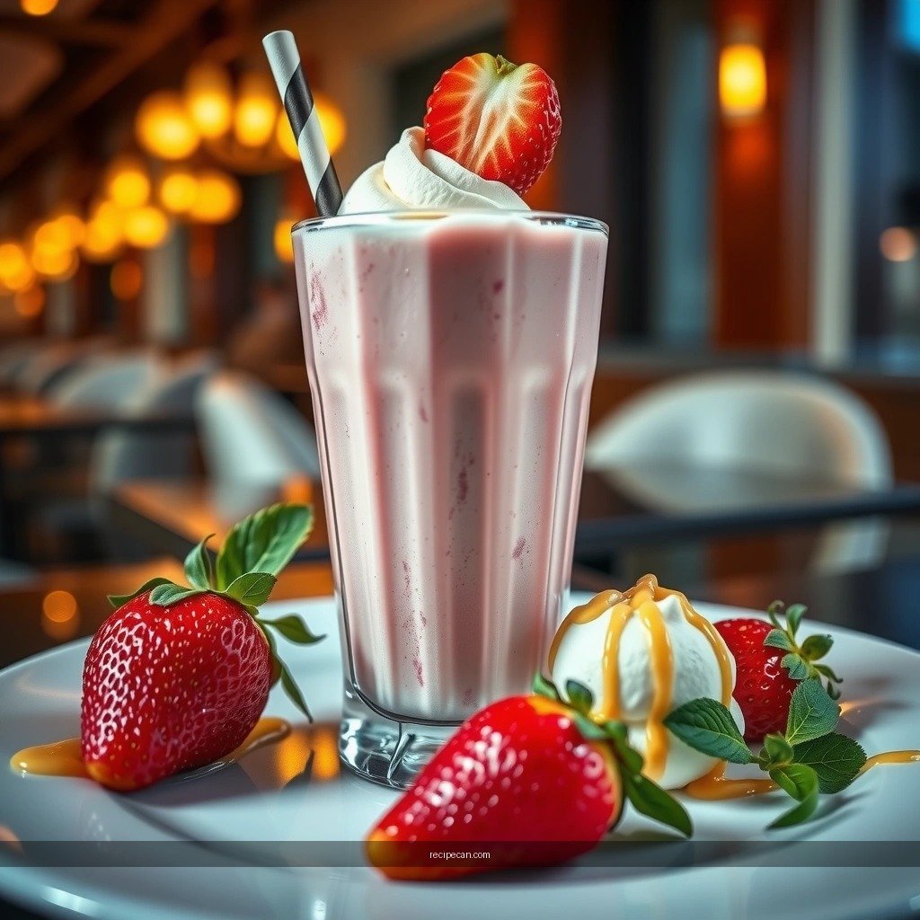 Thickening Without Ice Cream - recipe for strawberry milkshake without ice cream