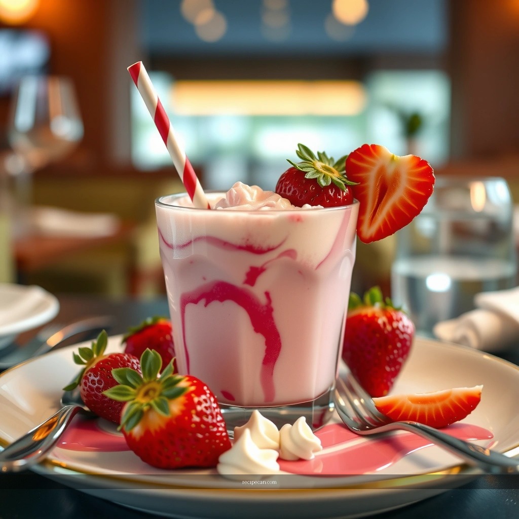 Thickness - strawberry milkshake recipe