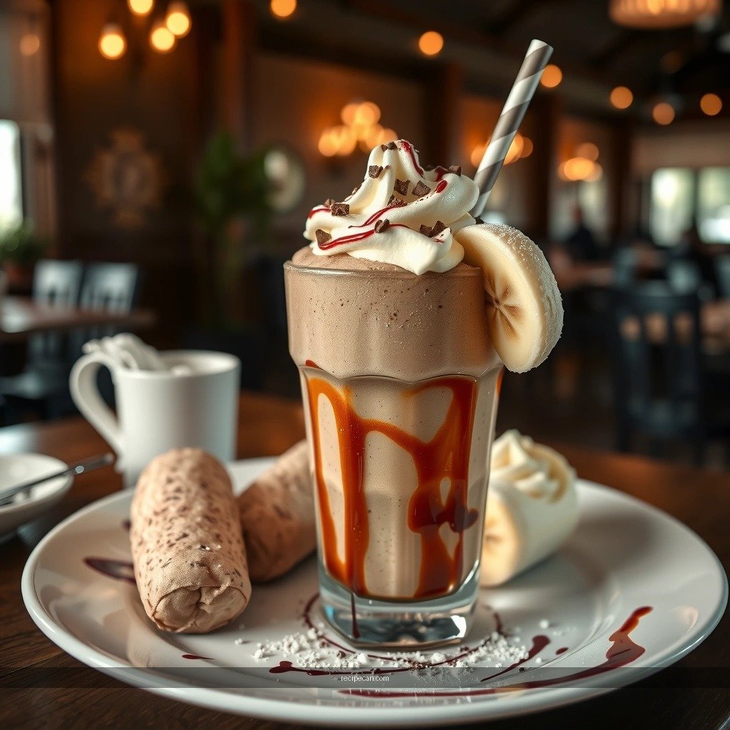 Thickness - banana and chocolate milkshake recipe
