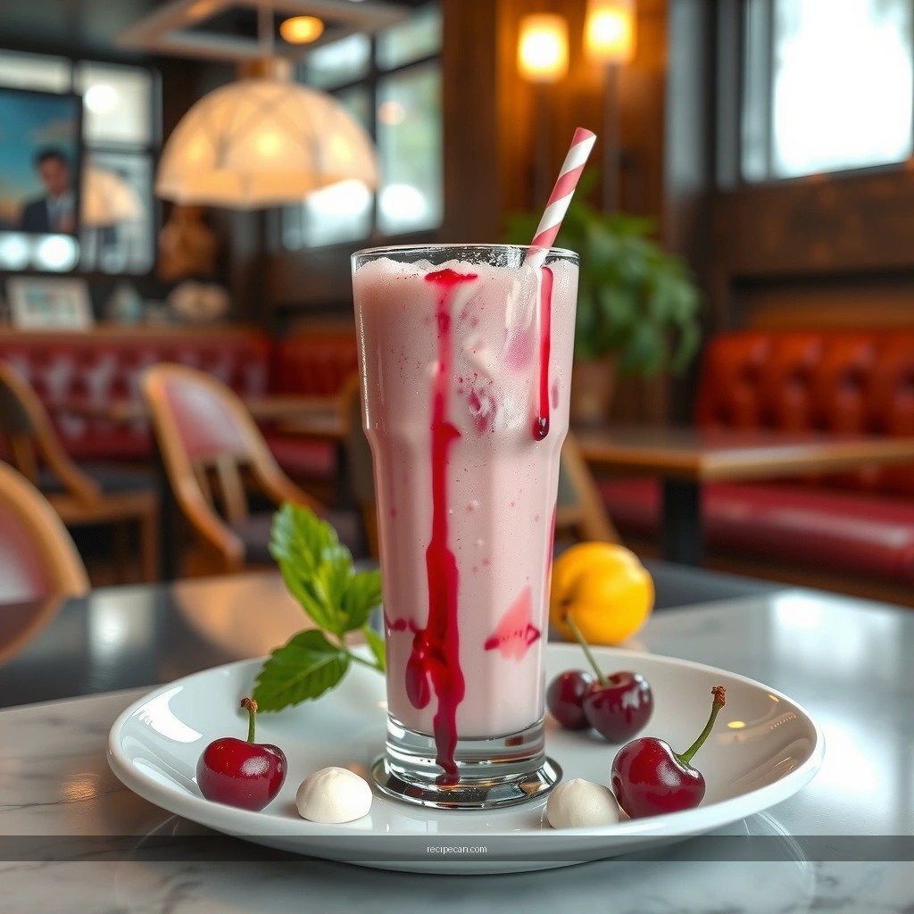 Thickness - cherry milkshake recipe