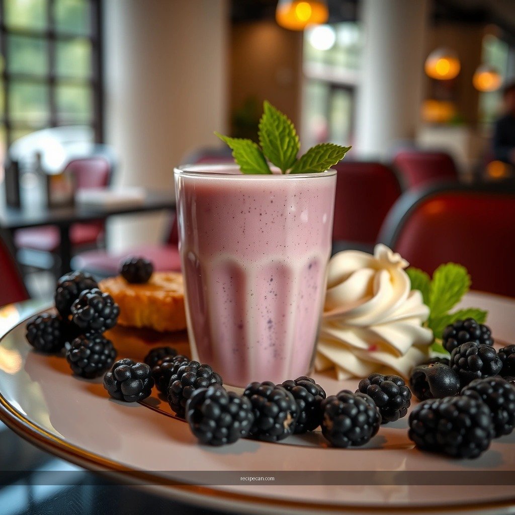 Thickness - huckleberry milkshake recipe