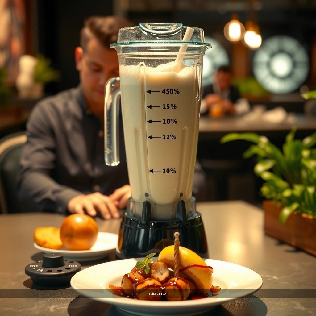 Thickness and Sweetness - vitamix milkshake recipe