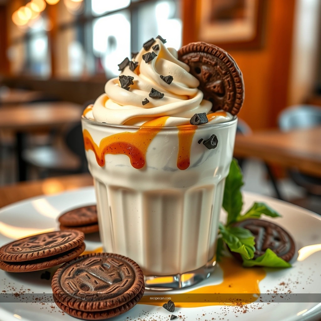 Thickness and Texture - milkshake recipe cookies and cream