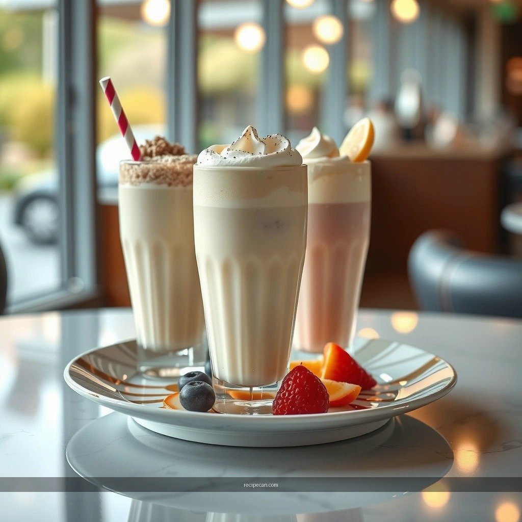 Thickness Serving Tips - milkshakes recipe
