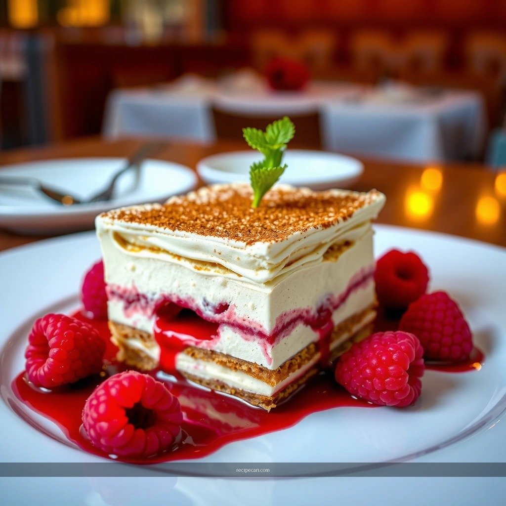 Tiramisu Cream - recipe for raspberry tiramisu