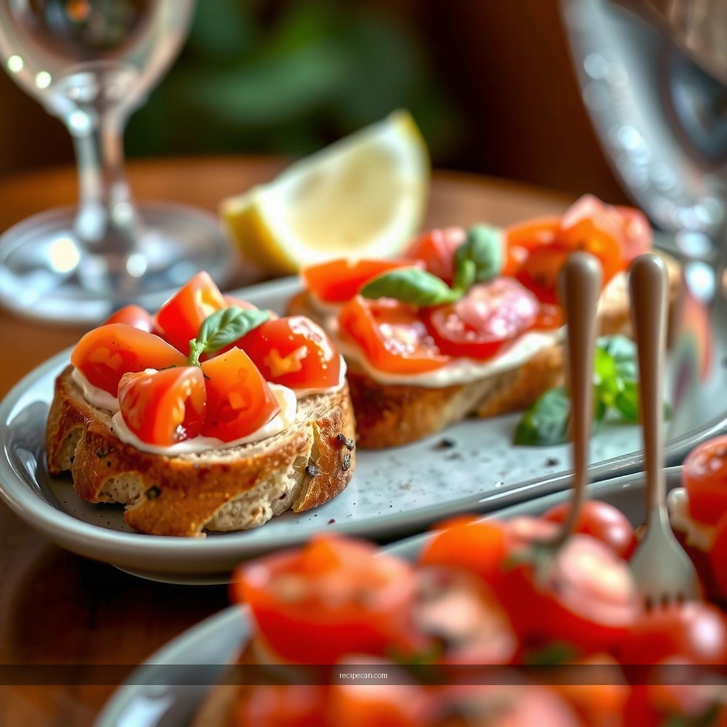 Toast - recipe bruschetta tomato