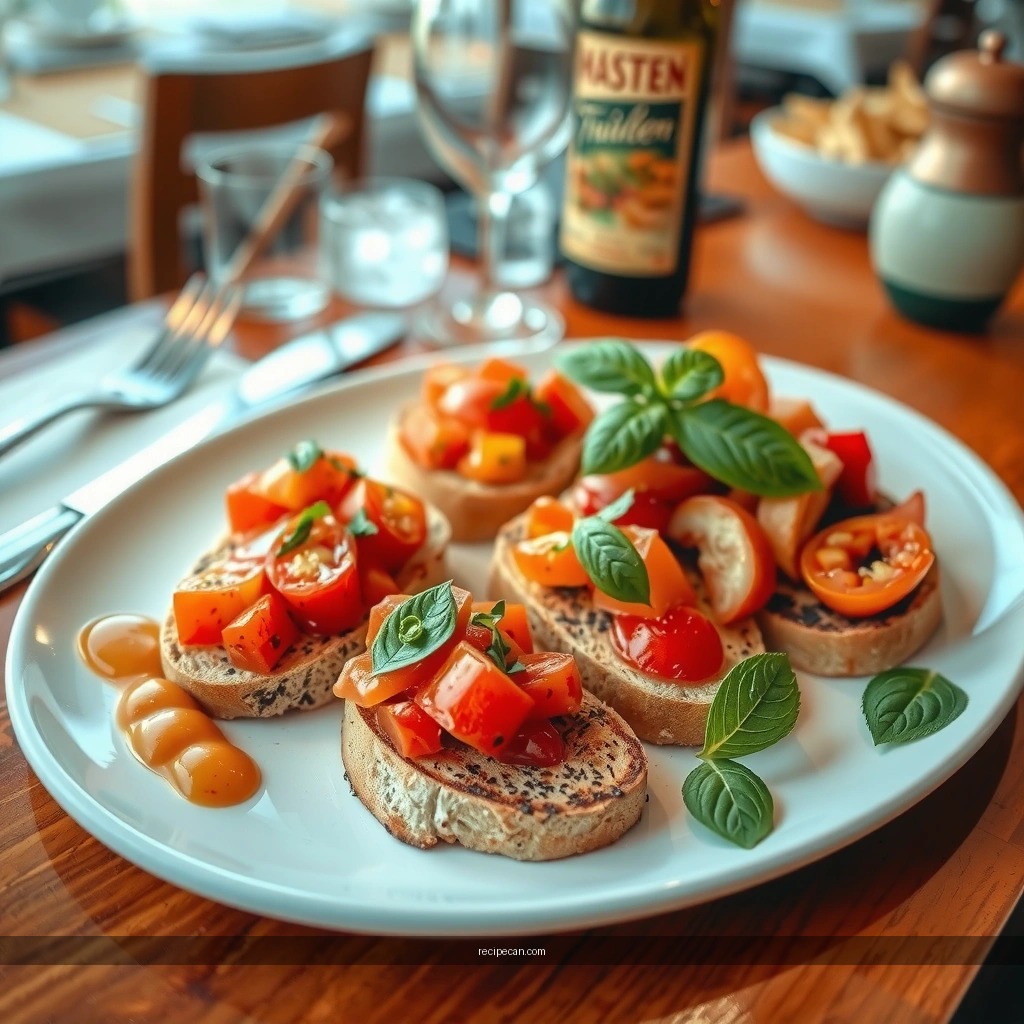 Toast - classic italian bruschetta recipe