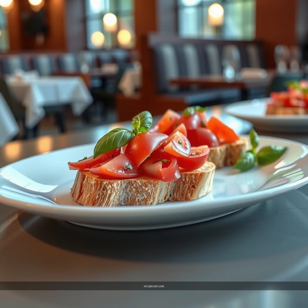 Toast Base - recipe for bruschetta toast