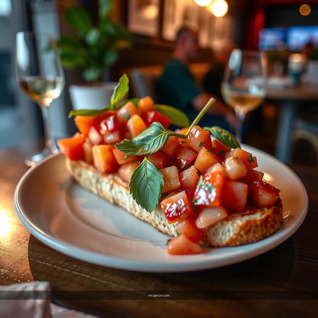 Toast the Bread - bruschetta recipe vegan