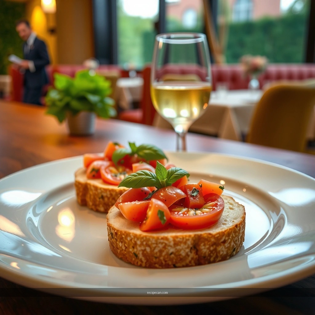 Toast the Bread - tomato basil bruschetta recipe