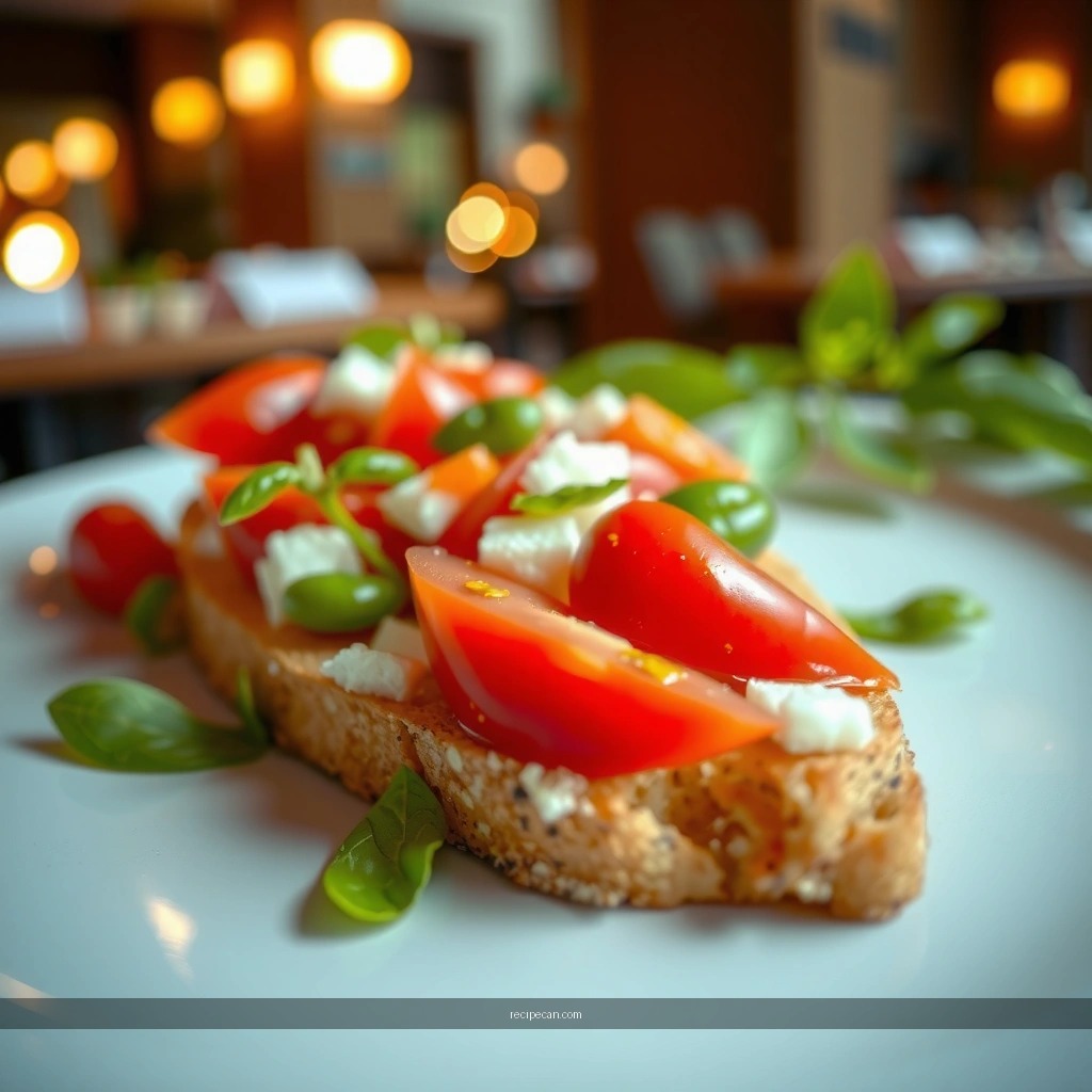 Toast the Bread - bruschetta recipe cherry tomatoes