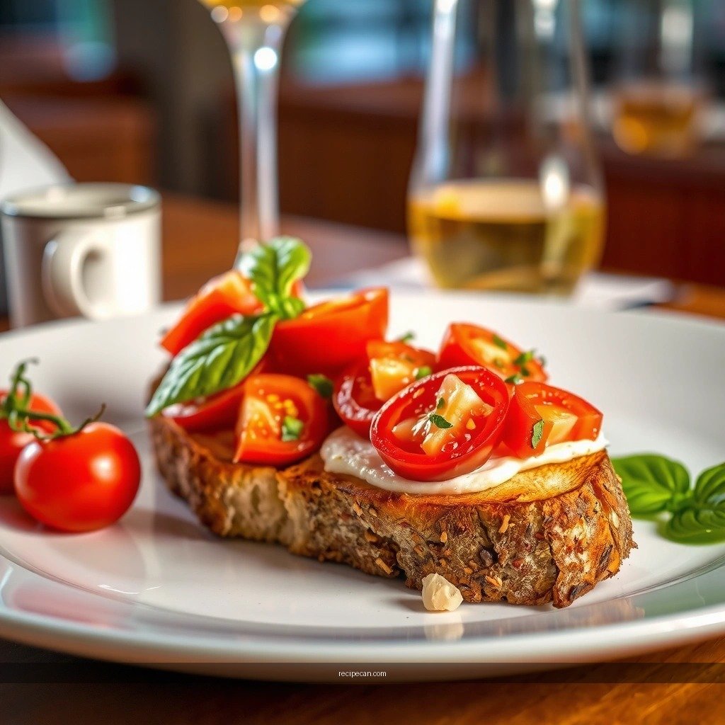 Toast the Bread - bruschetta tomato recipe