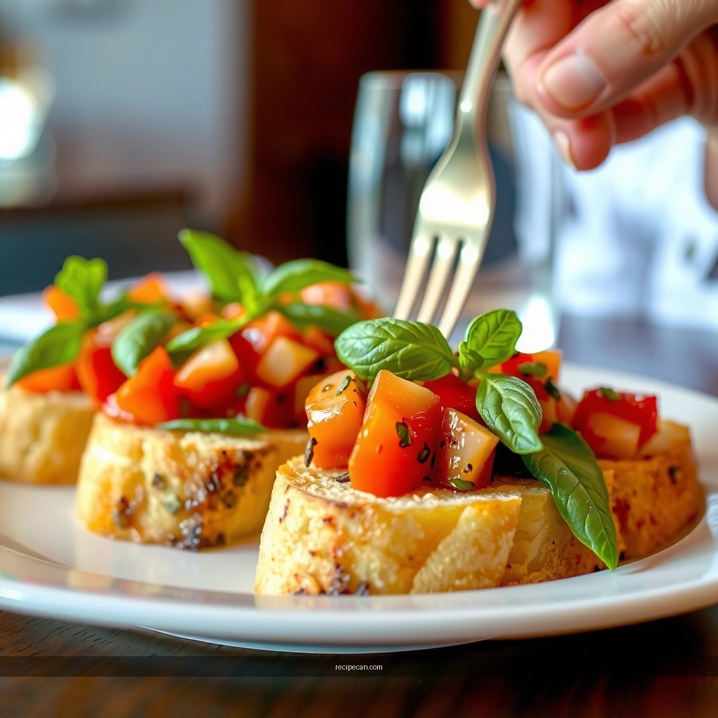 Toasting Bread - easy bruschetta recipe