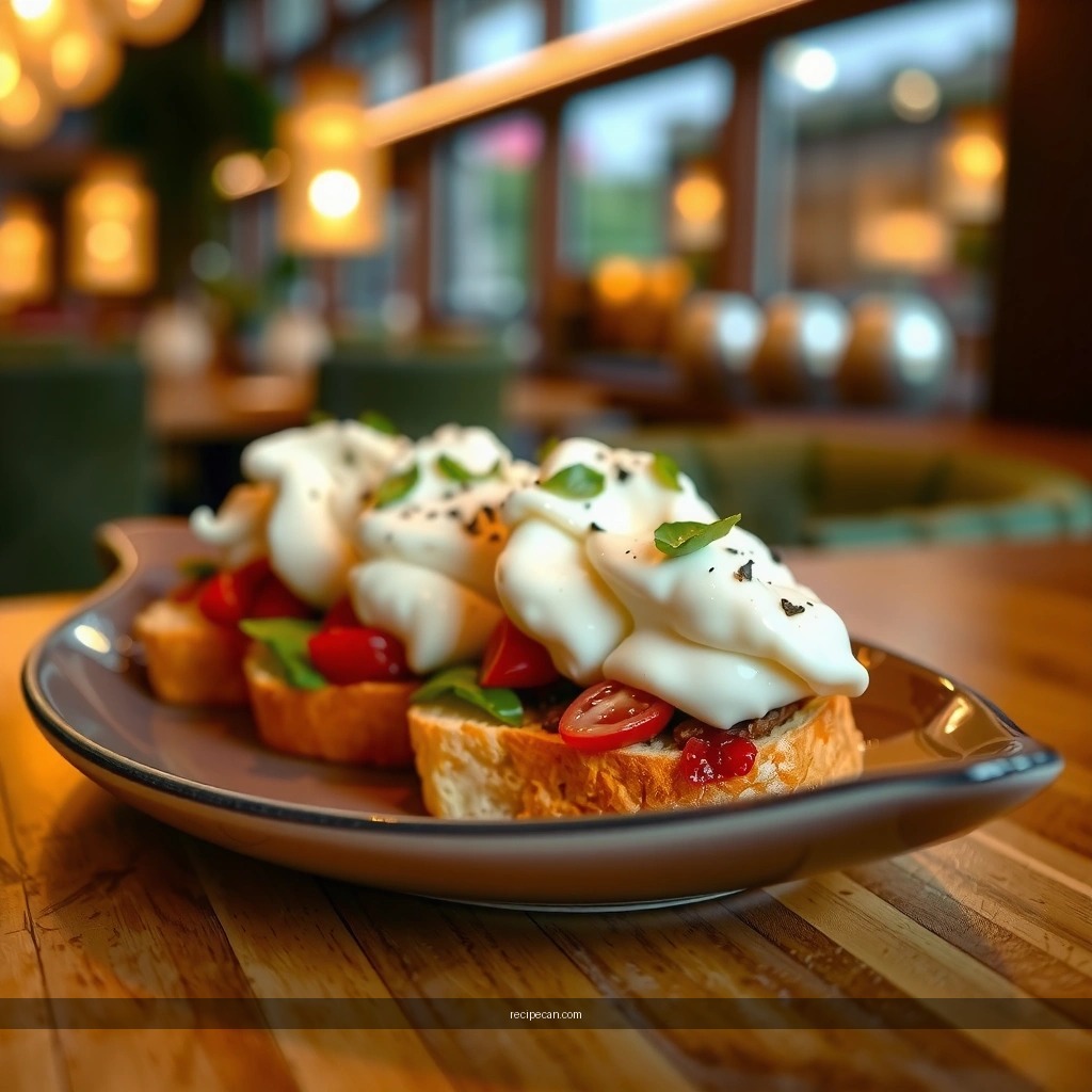 Tomato and Basil Topping - burrata bruschetta recipe