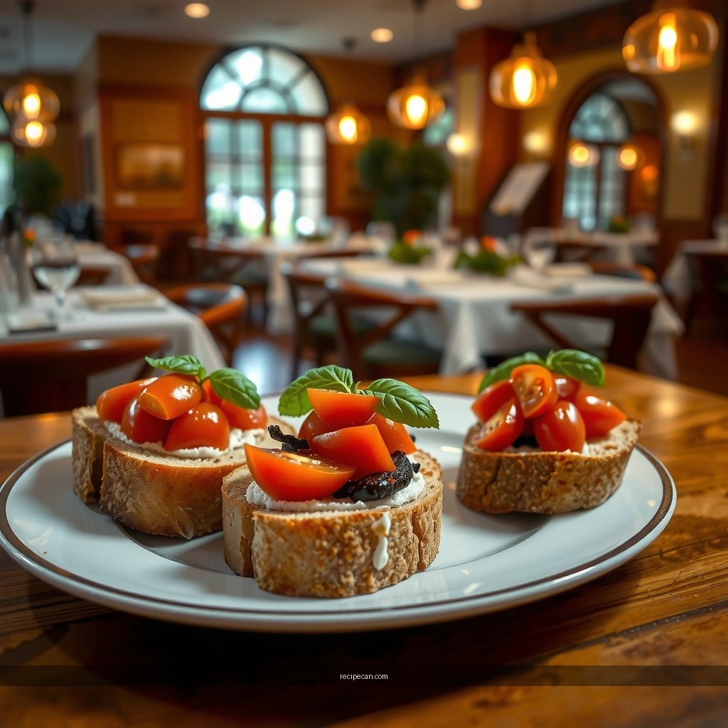Tomato-Basil Bruschetta - recipes for bruschetta