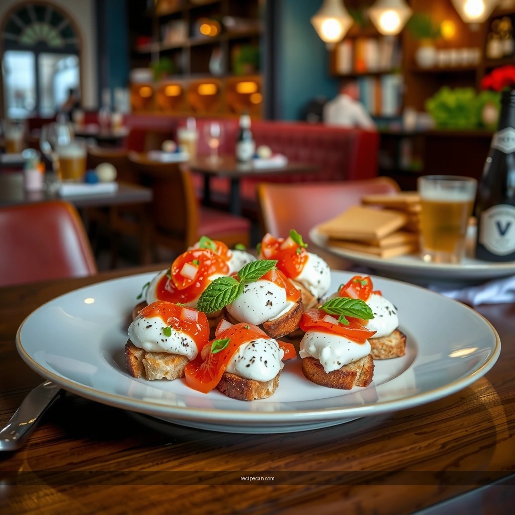 Tomato Basil Mozzarella Bruschetta - bruschetta recipes with mozzarella