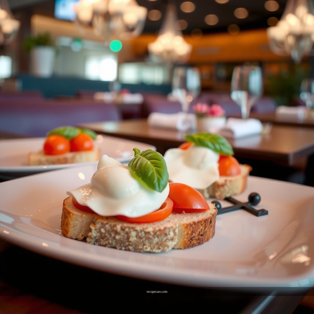 Tomato-Basil Topping - recipe for bruschetta caprese