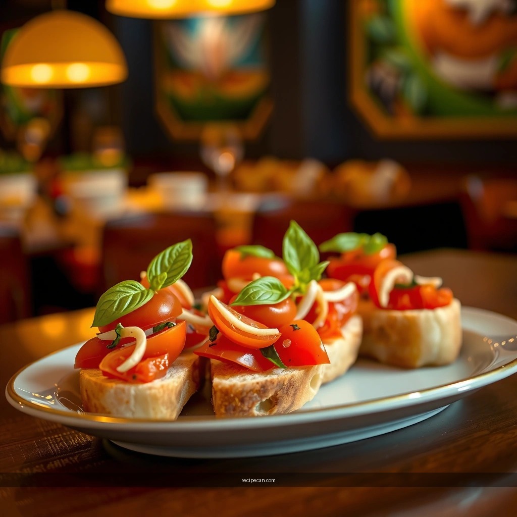 Tomato Basil Topping - best recipe for bruschetta