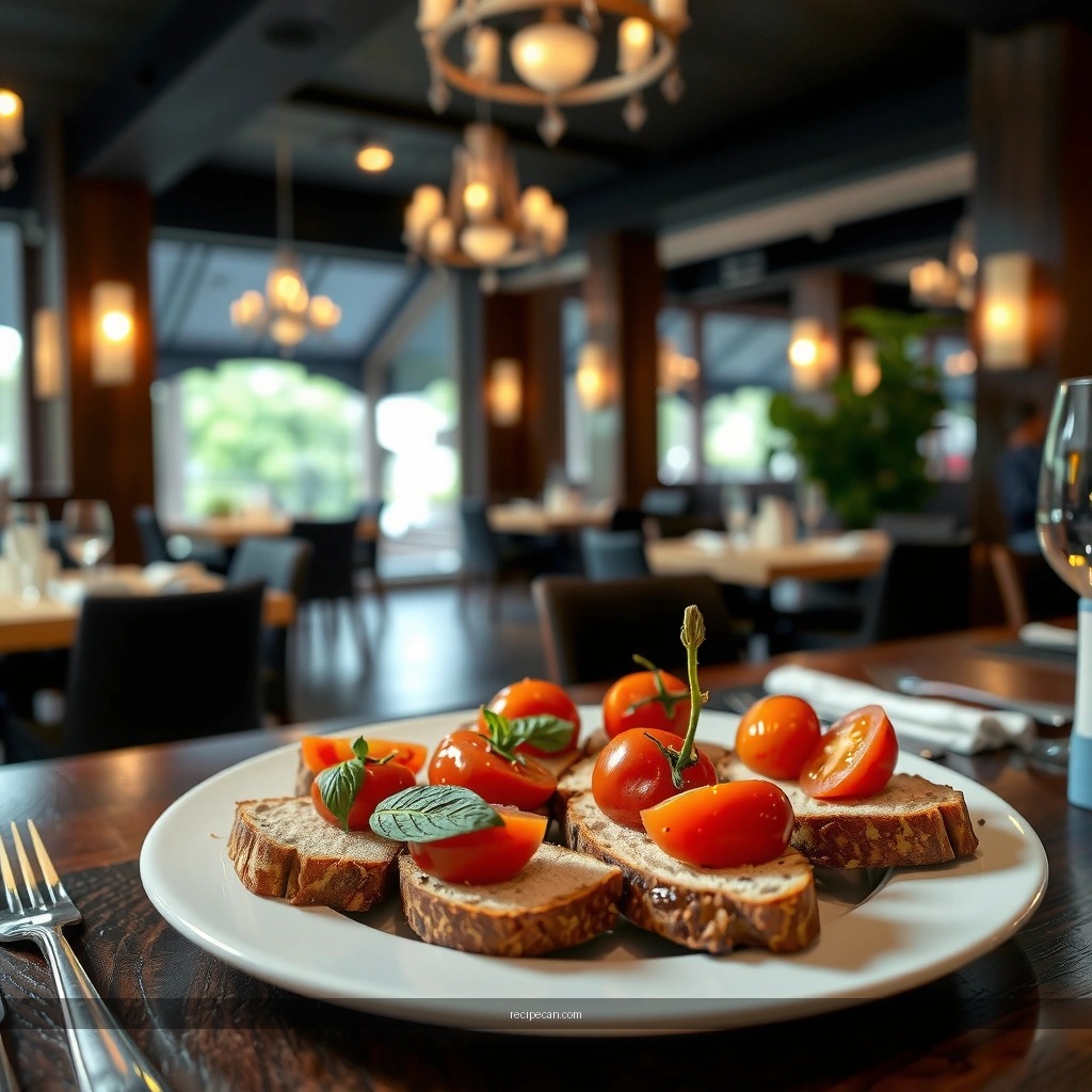 Tomato Bruschetta - recipe for tomato bruschetta