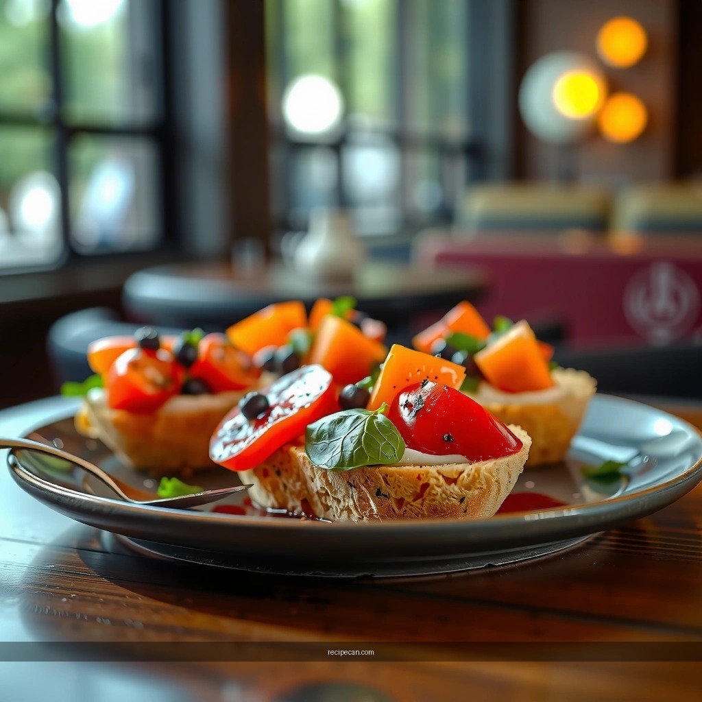 Tomato Bruschetta Topping - bruschetta recipe vegan