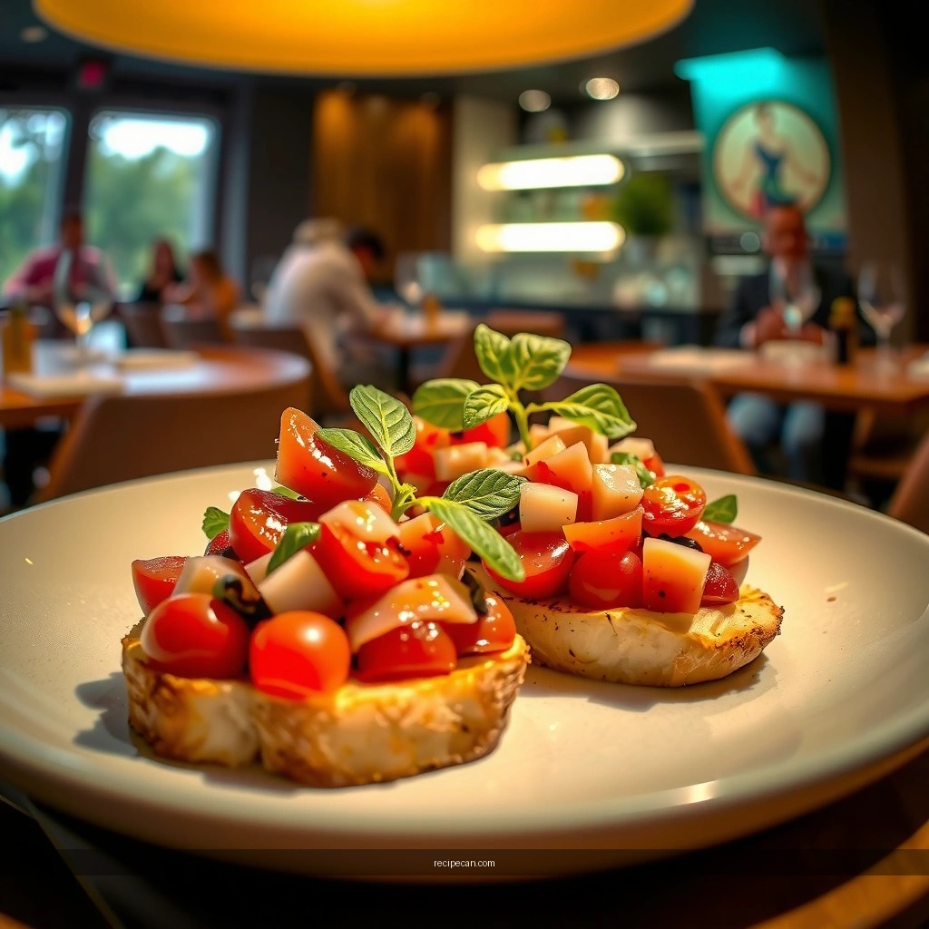 Tomato Topping - bruschetta with prosciutto recipe