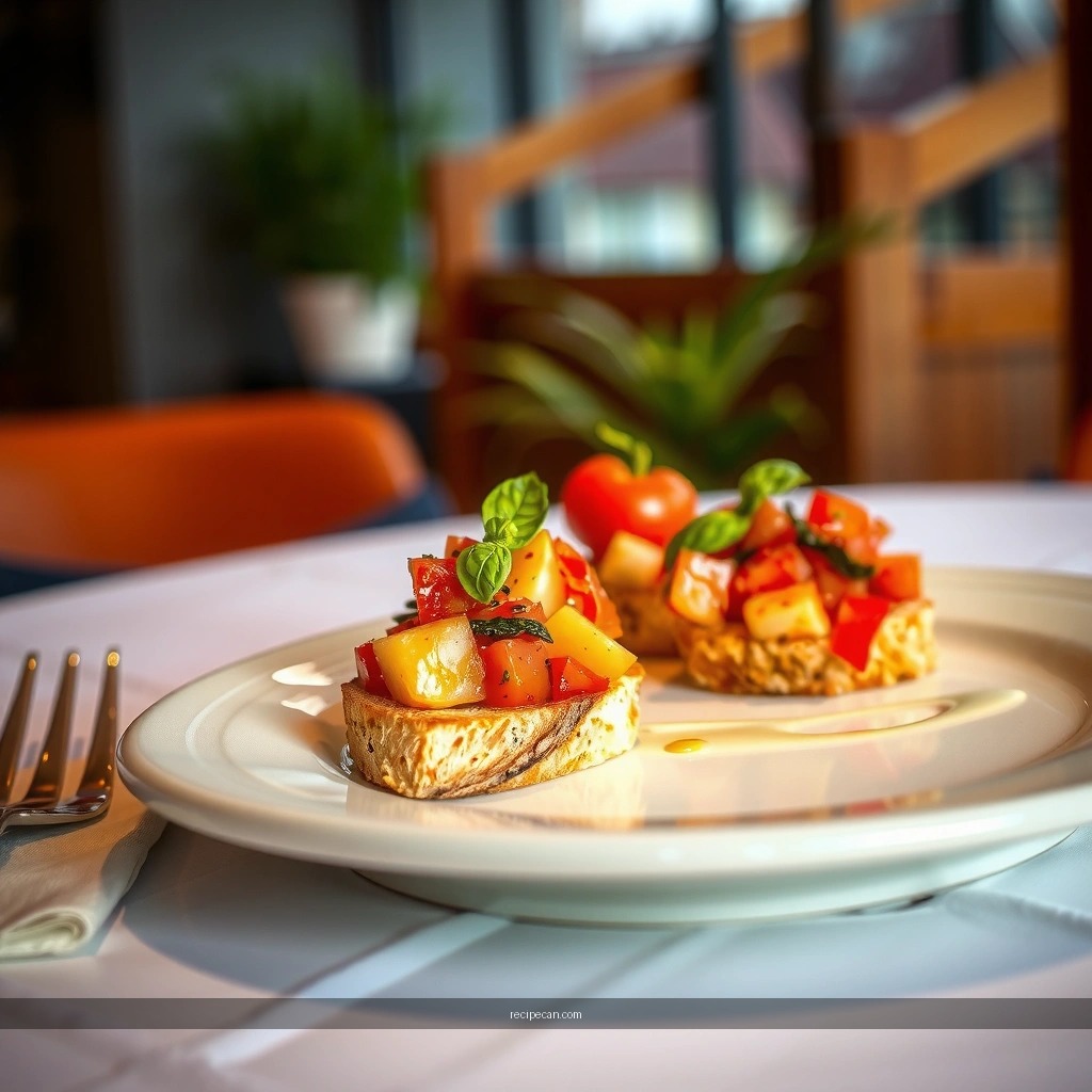 Tomato Topping - easy bruschetta recipe