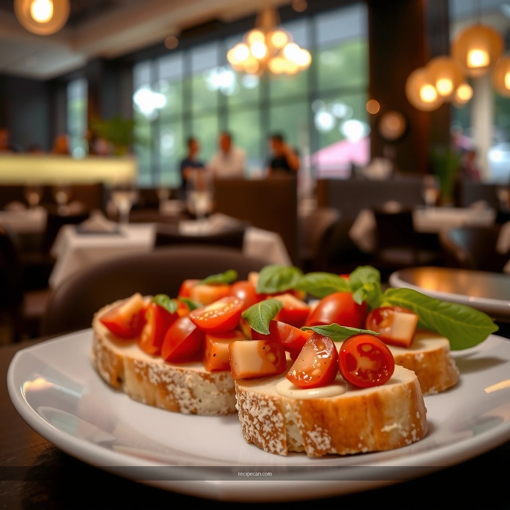 Tomato Topping - traditional italian bruschetta recipe
