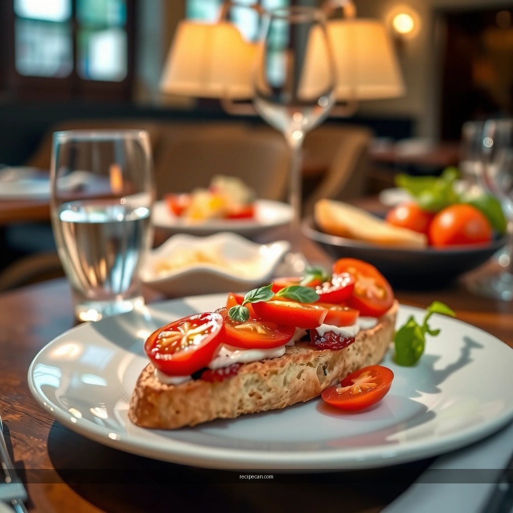 Tomato Topping - bruschetta recipe tomatoes
