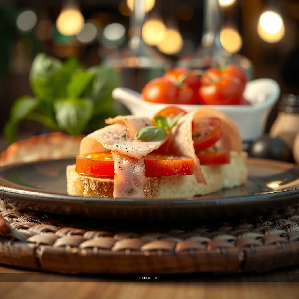 Tomato Topping - bruschetta prosciutto recipe