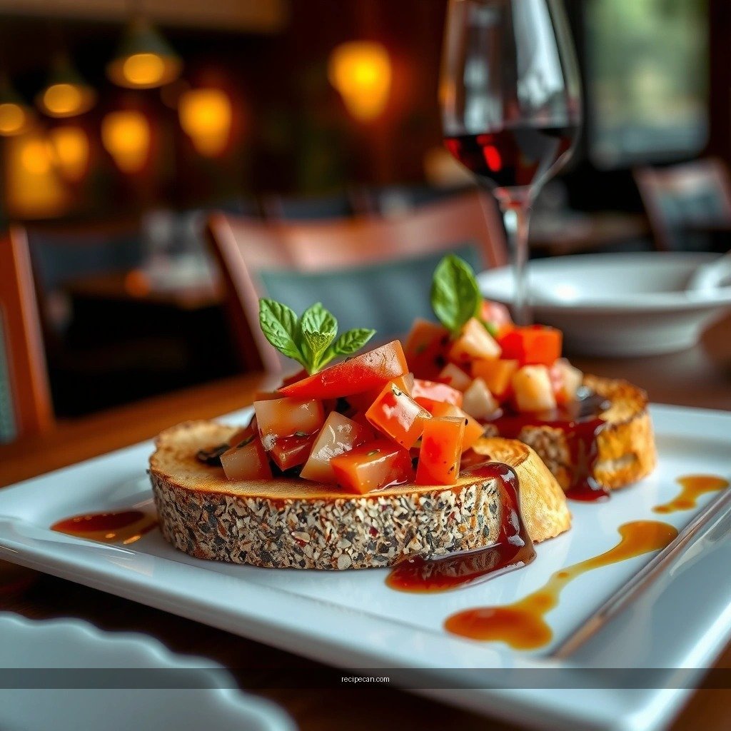 Tomato Topping - bruschetta recipe with balsamic vinegar