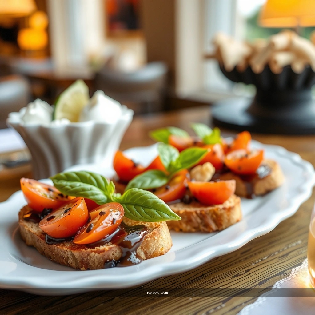 Tomato Topping - balsamic bruschetta recipe
