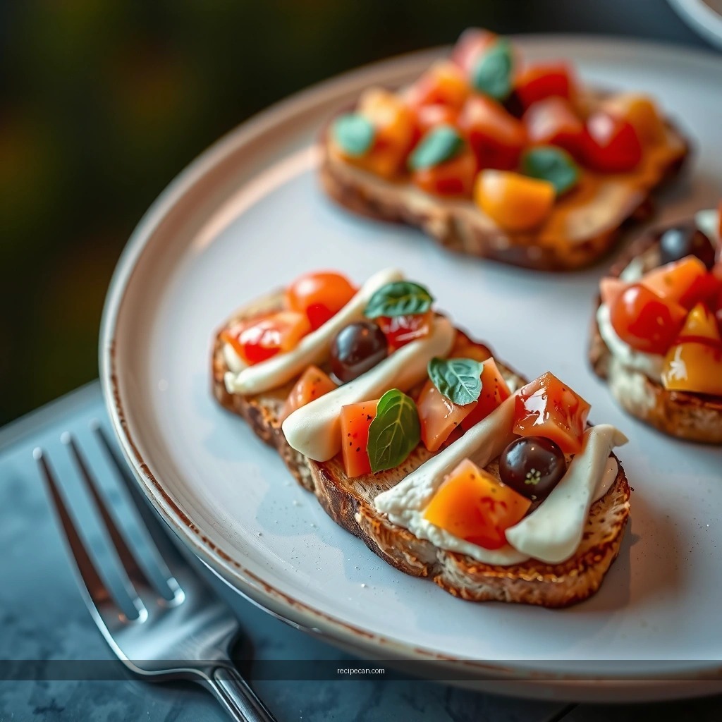 Tomato Topping - easy italian bruschetta recipe
