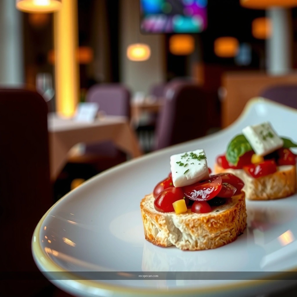 Tomato Topping - bruschetta recipe with goat cheese