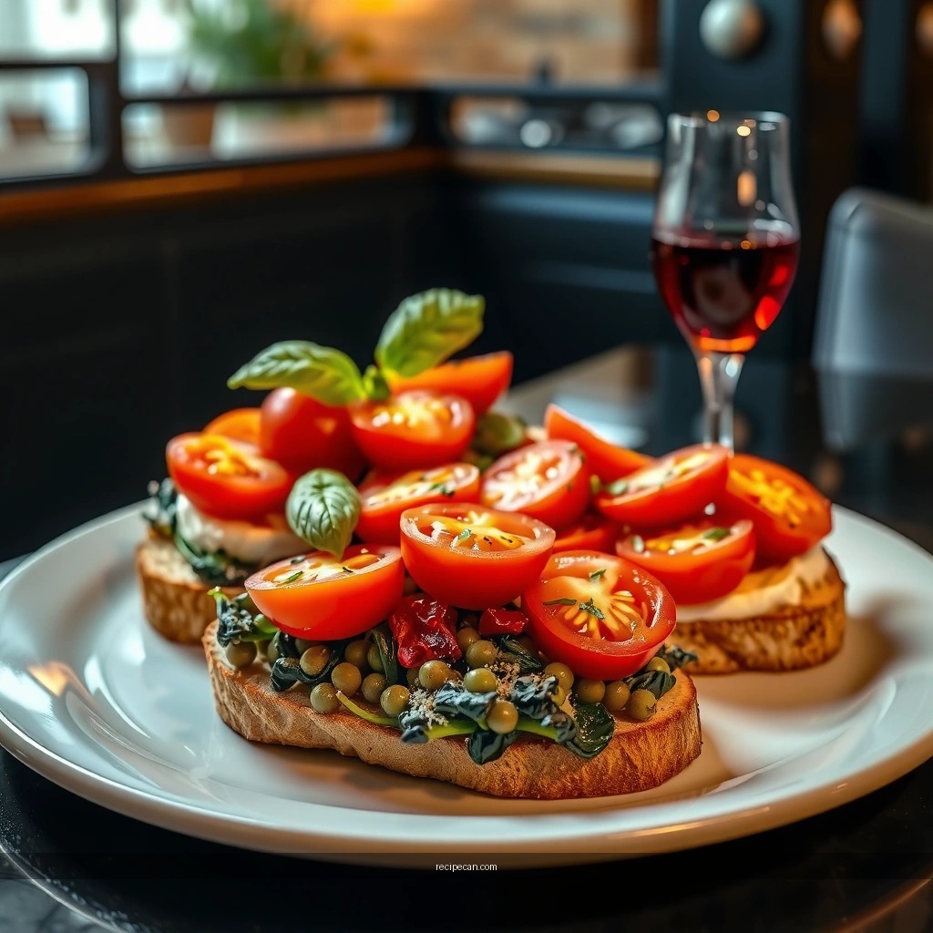 Tomatoes - recipe bruschetta tomato