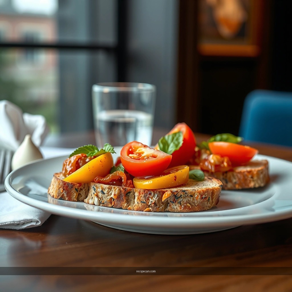 Tomatoes - bruschetta recipe with tomatoes