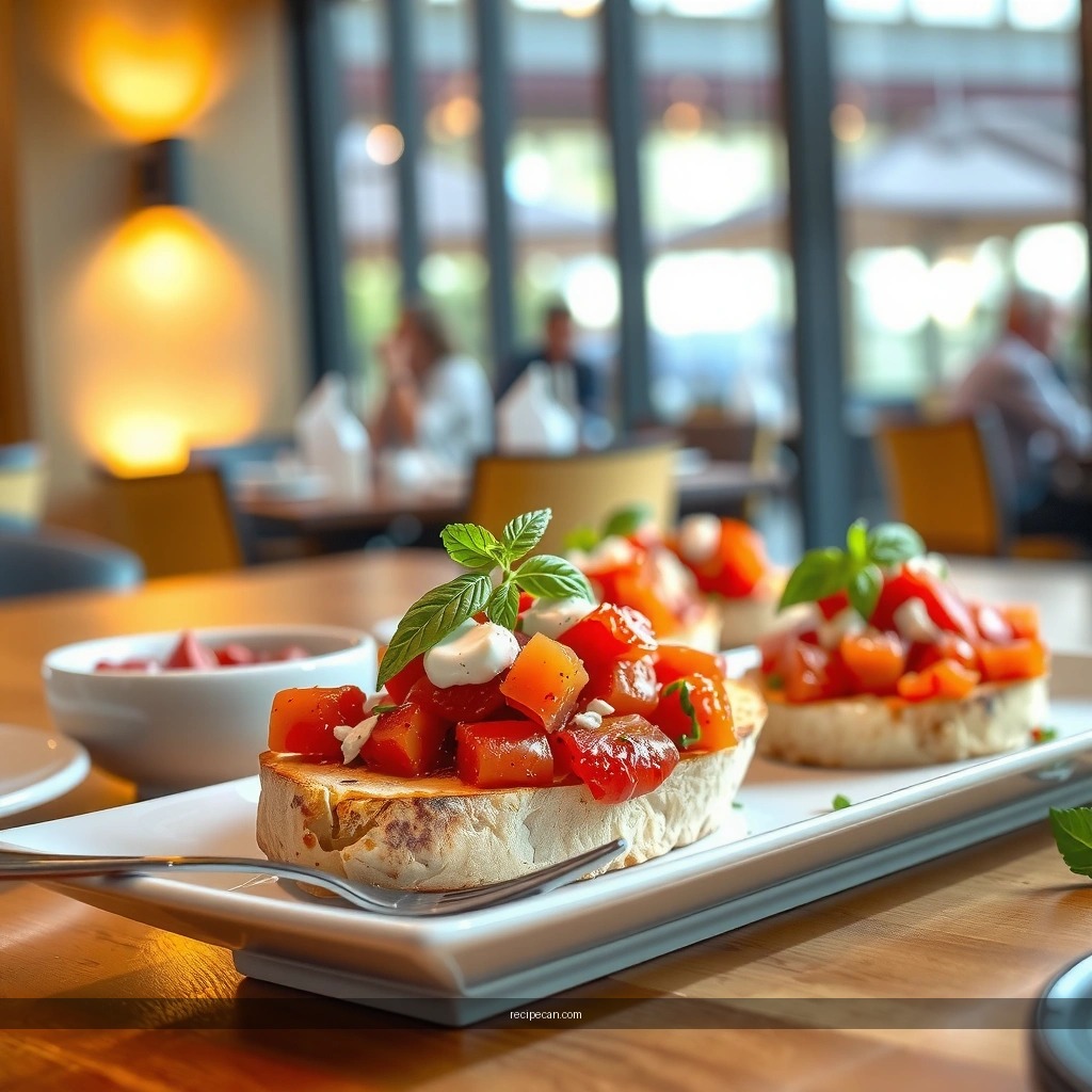 Tomatoes and Herbs - bruschetta sauce recipe