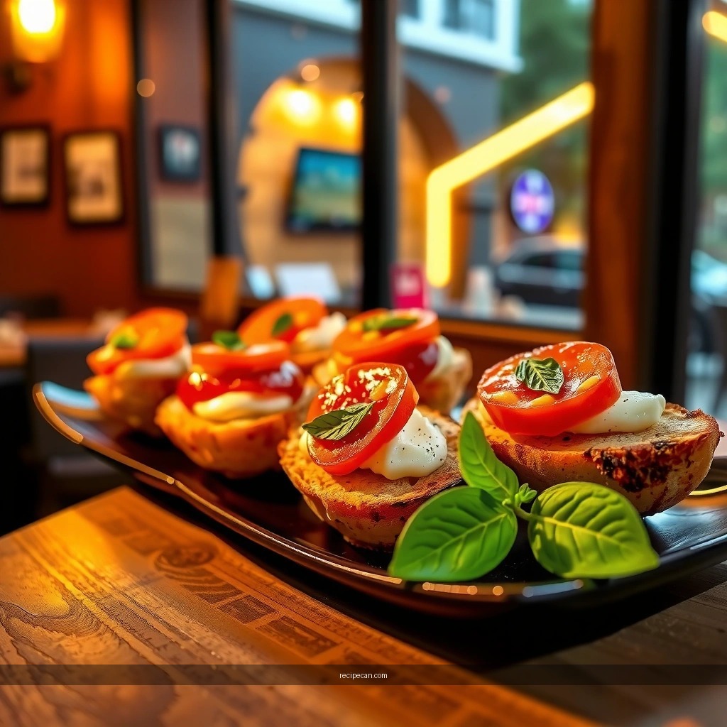 Tomatoes and Herbs - italian bruschetta recipe