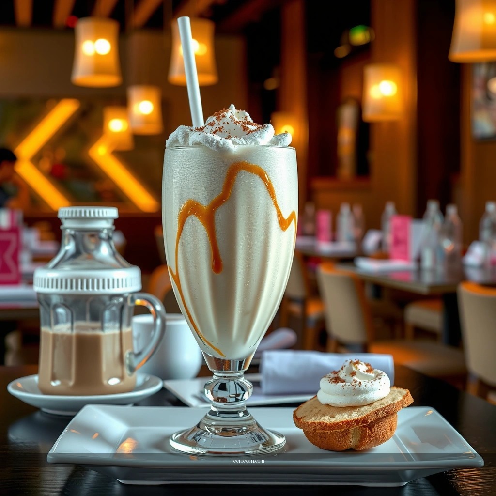 Toppings - recipe for malted milkshake