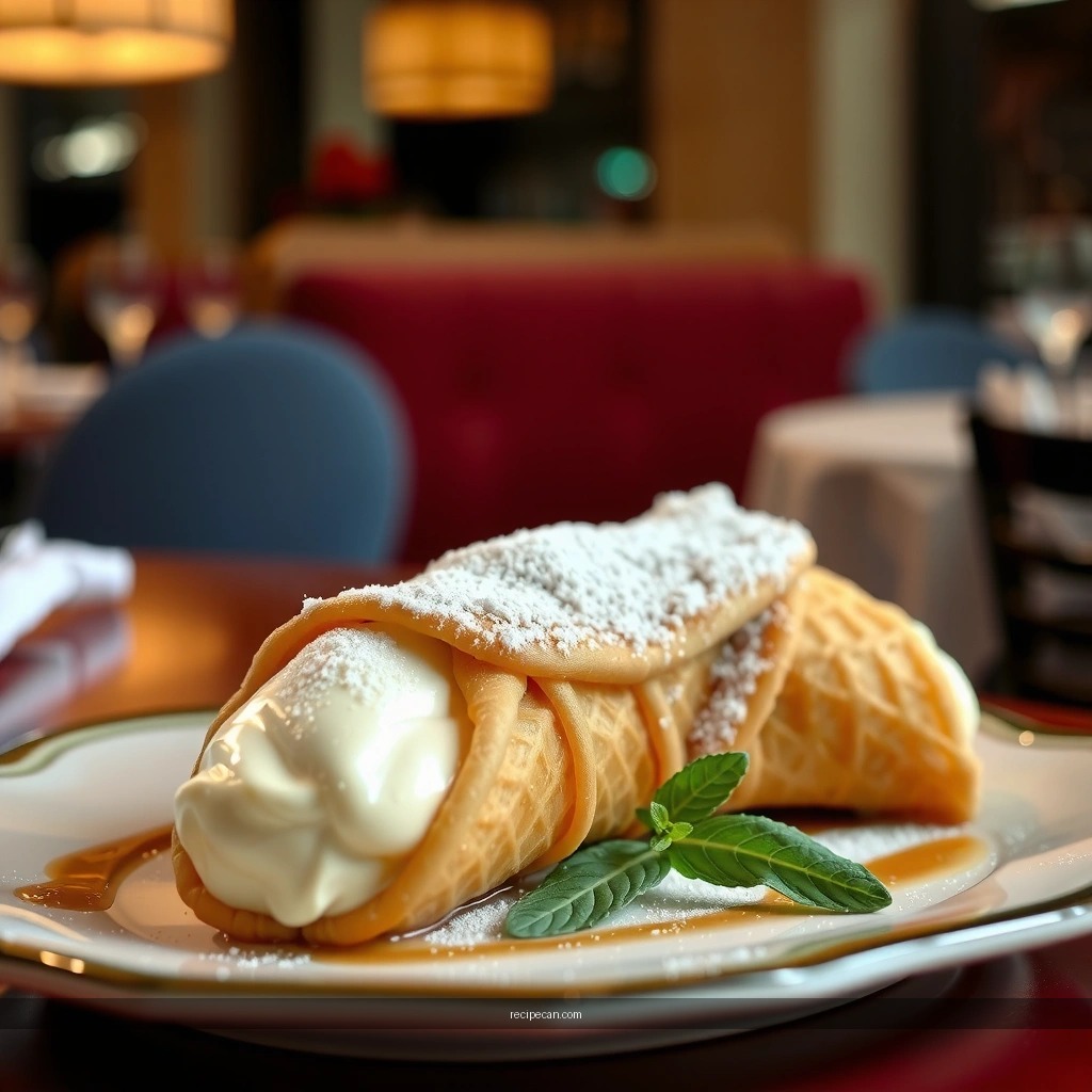 Traditional Flavor - cannoli with mascarpone recipe