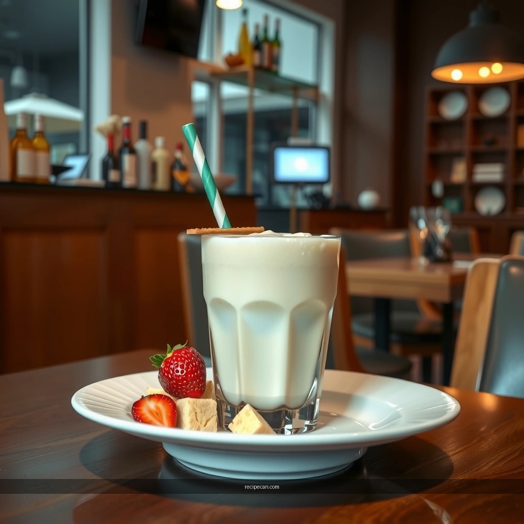 Vanilla Milkshake - best vanilla milkshake recipe
