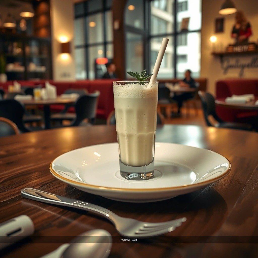 Vanilla Milkshake - basic vanilla milkshake recipe